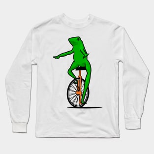 Dat Boi Unicycle Frog T-Shirt Long Sleeve T-Shirt